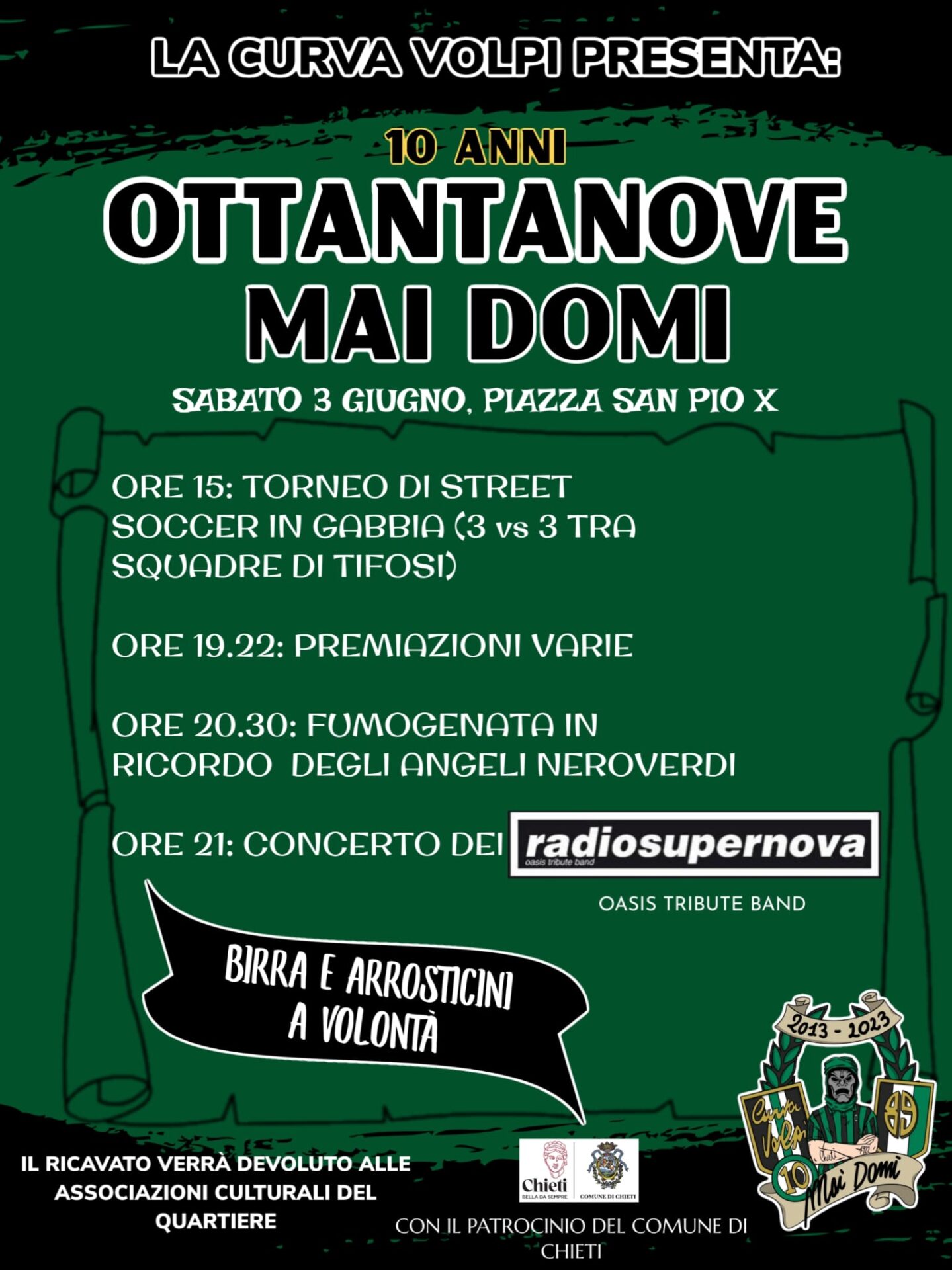 La festa degli ottantanove!