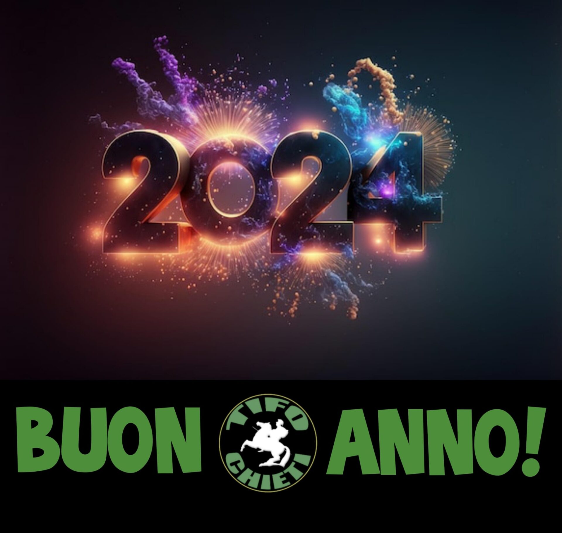 Buon 2024 neroverde a tutti i tifosi neroverdi!